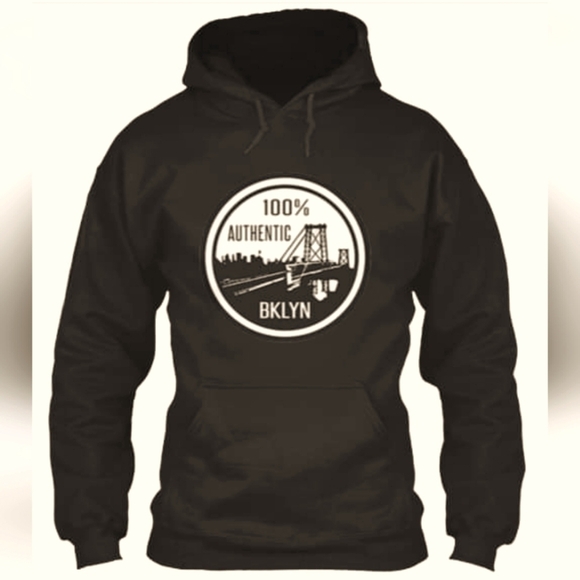 Men's Authentic Brooklyn INC fleece hoodie - Picture 1 of 4